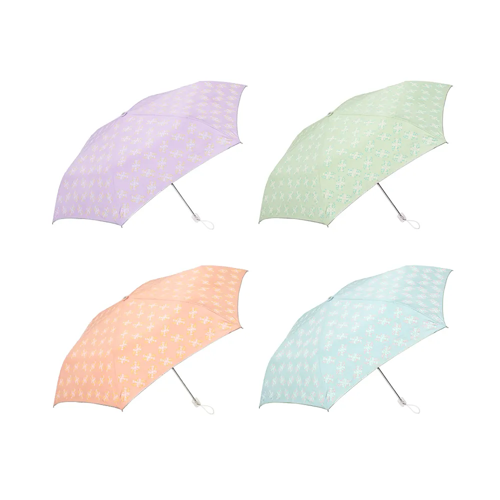 【Yo!kAsa】防曬日系花漾手開折傘