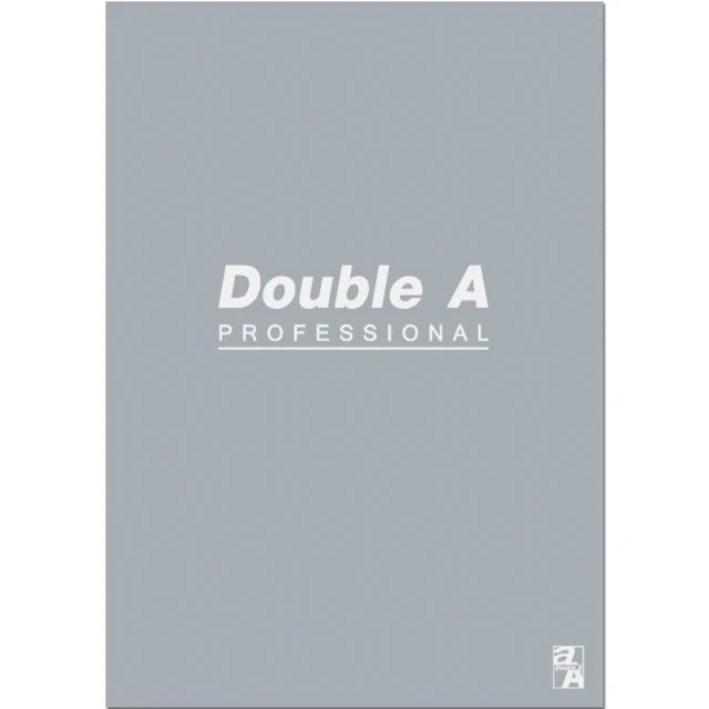 【Double A】膠裝筆記本-辦公室系列-DANB12166(灰/A5/10本裝)
