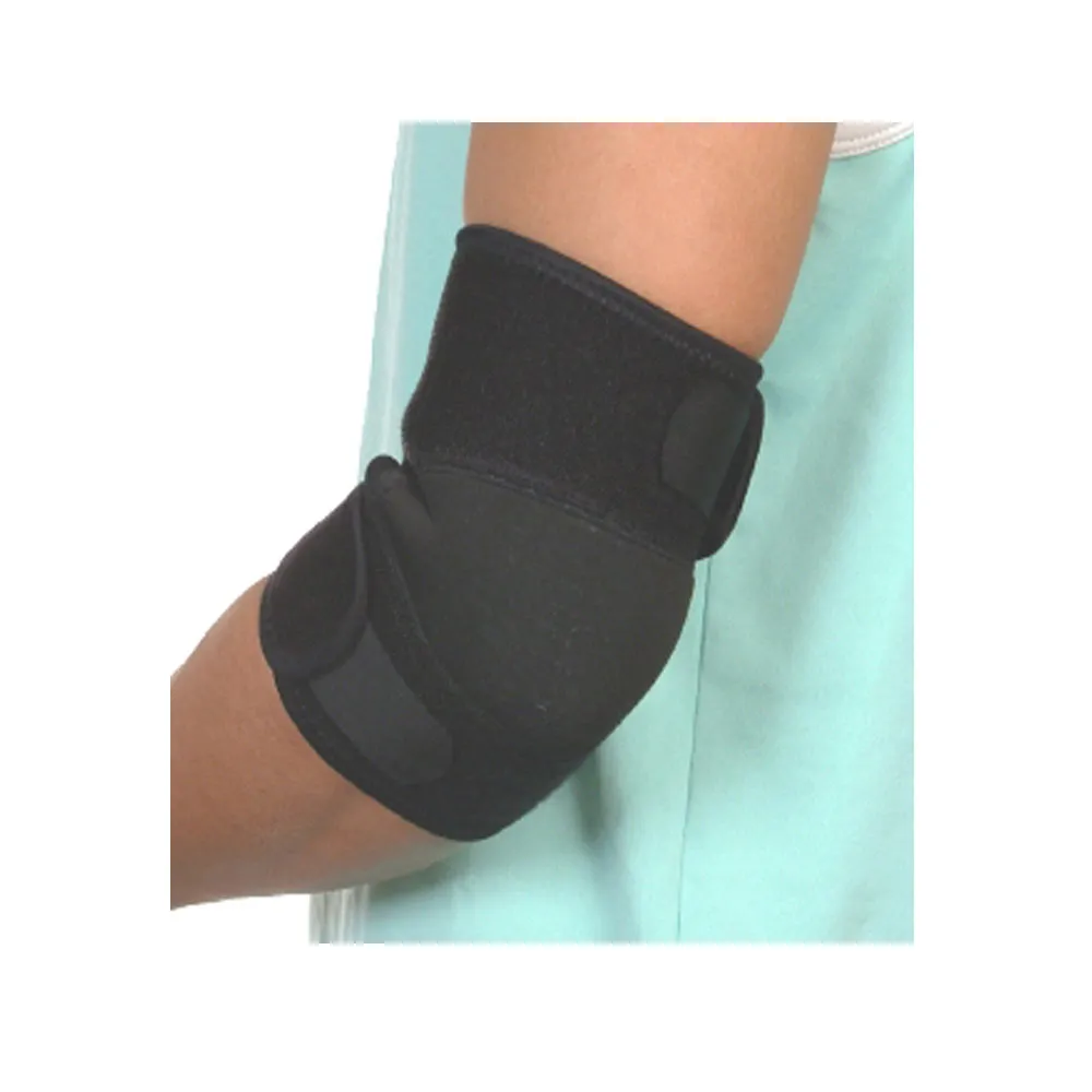 【oswell】O-23竹炭透氣型護肘-可調整式的設計適用範圍較寬(固定肌肉拉傷或韌帶扭傷)