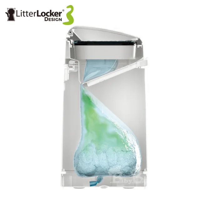 【LitterLocker】Design第三代貓咪鎖便桶+360°主子貓砂籃套組(貓砂籃二色可選)