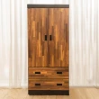 【時尚屋】本森積層木3x6尺衣櫥 UF8-6(免運費 免組裝 臥室系列 衣櫥)