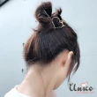 【UNICO】簡約時尚質感金屬小號盤髮夾/髮飾-2入(聖誕/髮飾)