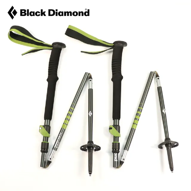 【Black Diamond】Distance Plus Flz環形滑扣登山杖112211/120-140cm(健行爬山、鋁合金7075、單快扣)
