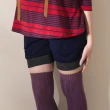 【Gennies 奇妮】百搭實穿羊毛短褲(紅/紫/灰G4407)