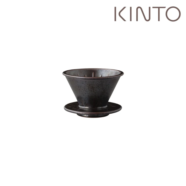 【Kinto】SCS陶瓷濾杯2杯-金屬黑