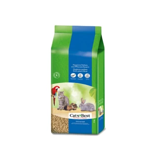 【CAT’S BEST 凱優】粗顆粒木屑砂（藍標崩解型）40L/22kg(貓砂、木屑砂)