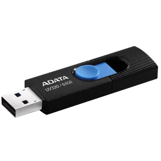 【ADATA 威剛】UV320 64GB USB3.2隨身碟(黑)