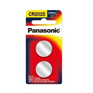【Panasonic 國際牌】鋰鈕電池CR-2025TW(2入)