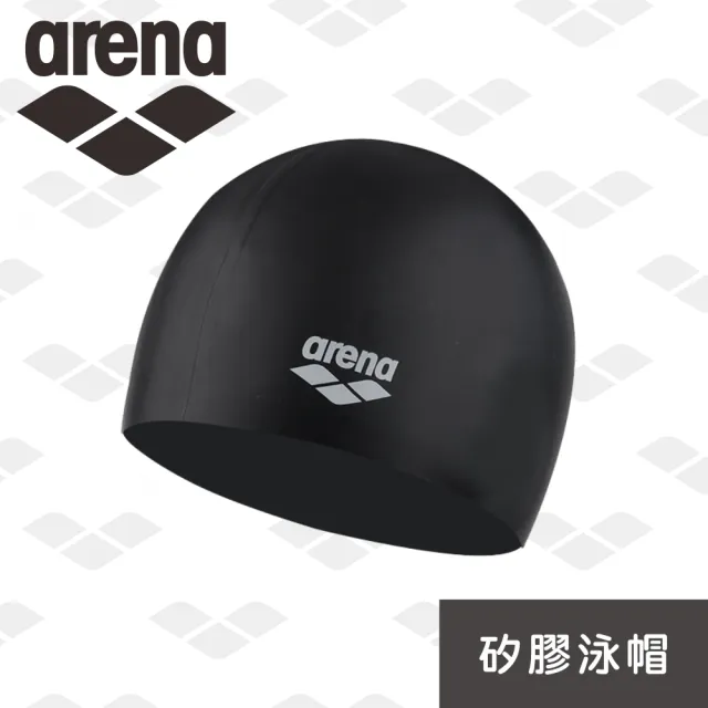【arena】矽膠泳帽 舒適男女通用 防水耐用 長髮大號護耳 泳帽(ACG210)