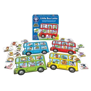 【Orchard Toys】可攜桌遊-車車載滿滿(Little Bus Lotto Mini Game)
