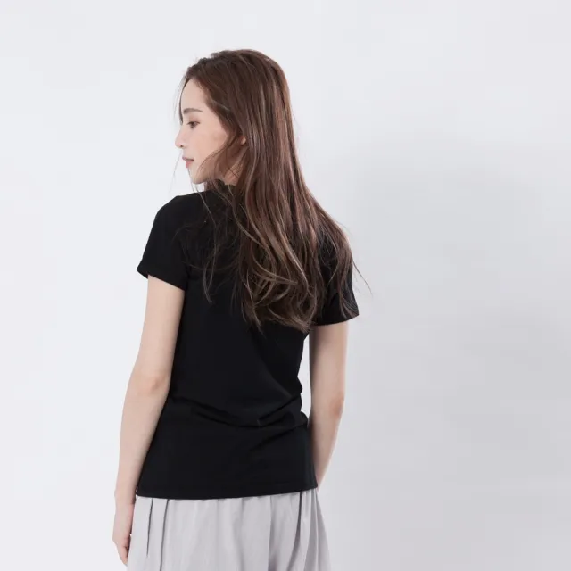 【so that’s me 好我】貓咪愛睡覺短袖蜜桃棉女Tee(合身版型蜜桃棉舒適手感)