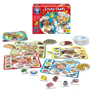 【Orchard Toys】幼兒桌遊-瘋狂廚師(Crazy Chefs Game)
