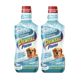 【美國潔牙白Dental Fresh】一般版潔牙液 503ml(2入組)