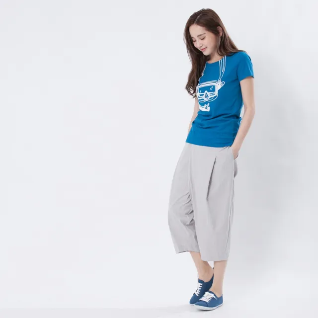 【so that’s me 好我】潛水鏡短袖蜜桃棉女Tee(合身版型蜜桃棉舒適手感)