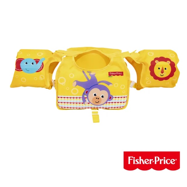 【Fisher-Price】幼兒充氣助浮背心(平輸品)