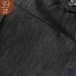 【NST JEANS】黑色巴比倫 彈性x冰涼纖維 男大尺碼40腰斜口袋休閒短褲-中腰(390-1013)