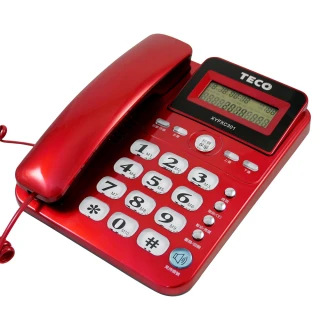 【TECO 東元】東元來電顯示有線電話機 XYFXC301(二色)