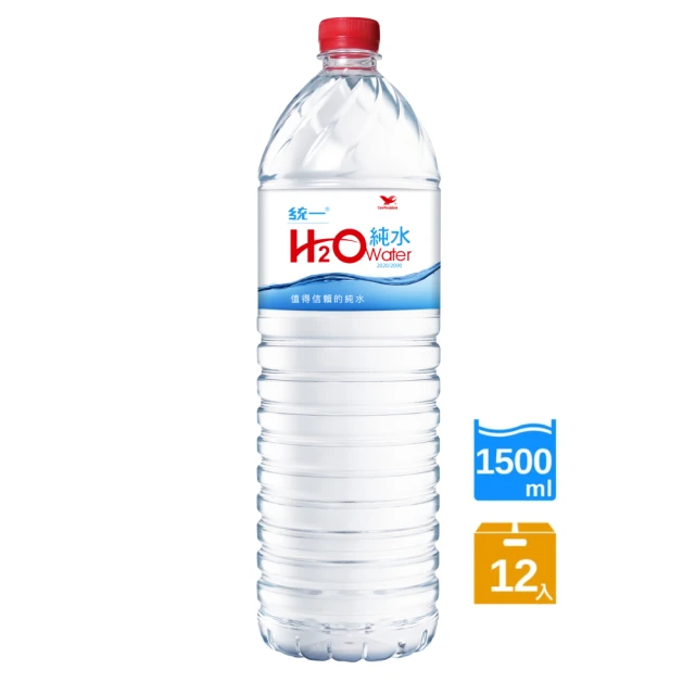 【H2O】Water純水1500mlx10箱(共120入)