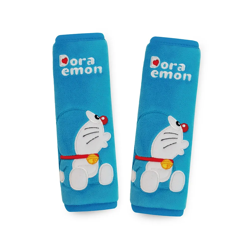 【Doraemon 哆啦A夢】KISS 安全帶護套組(2入/台灣製)