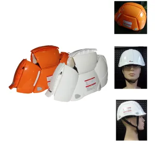 【PUSH!】地震防災相關用品折疊式安全帽防災帽防災頭盔戶外運動安全帽(加強版 J20一入)