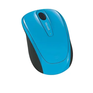 【Microsoft 微軟】無線行動滑鼠 3500(藍)