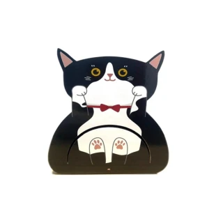 【ROCK CATS】黑白貓-紳士貓造型抓板(K006)