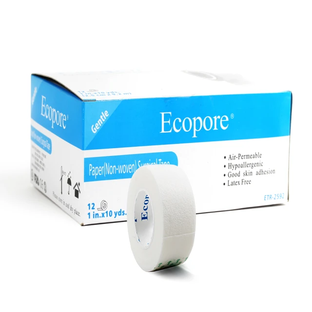 【Ecopore】透氣膠帶-白  1吋(衛部醫器陸輸壹字第002704號)
