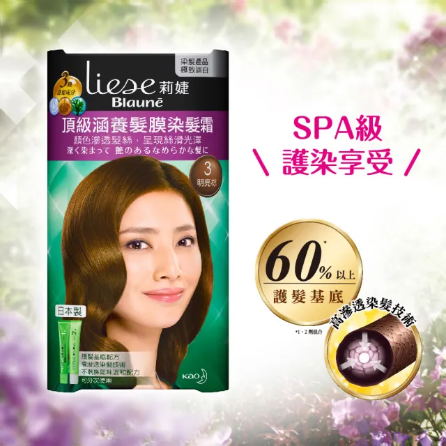 【莉婕】頂級涵養髮膜染髮霜(共5色可選)