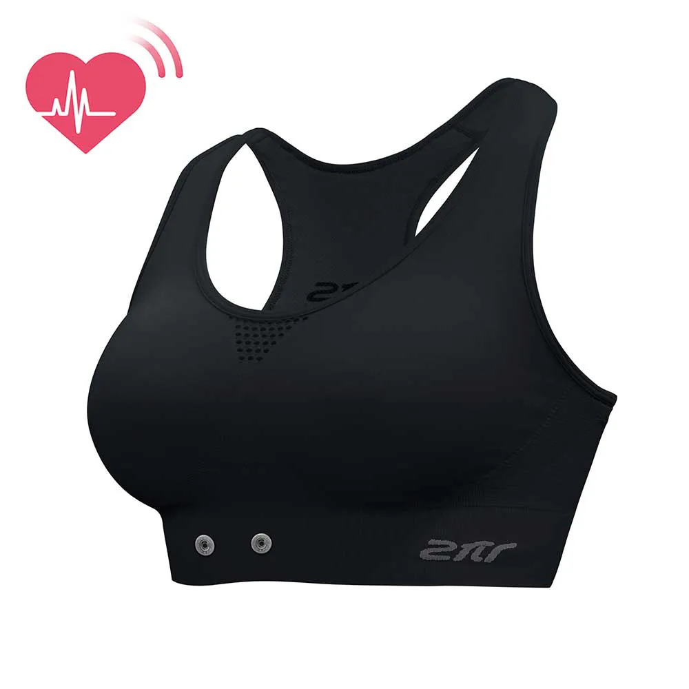 【2PIR】女款智能感測透氣支撐運動背心 科技黑