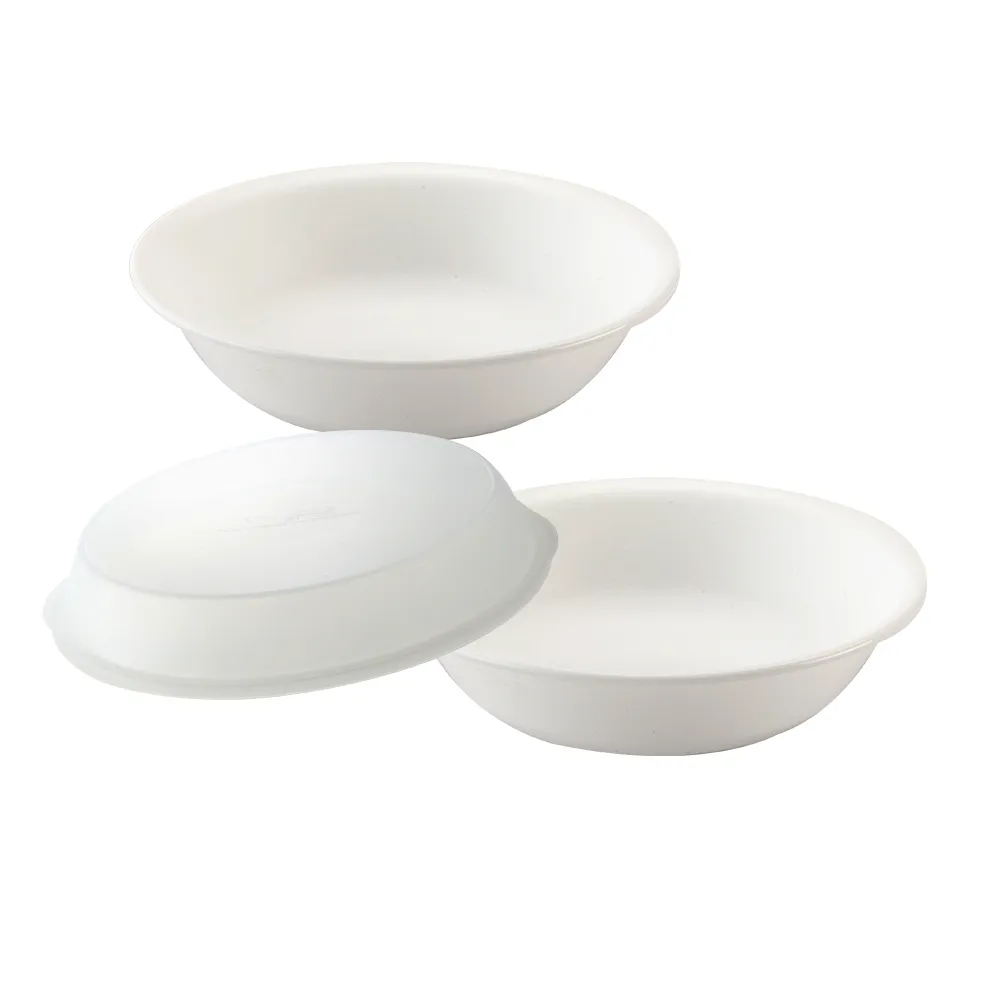 【CORELLE 康寧餐具】純白1000ML湯碗兩入組(贈8吋微波蓋)