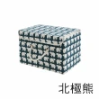 【E.dot】日式棉麻掀蓋摺疊收納箱/收納籃/整理箱