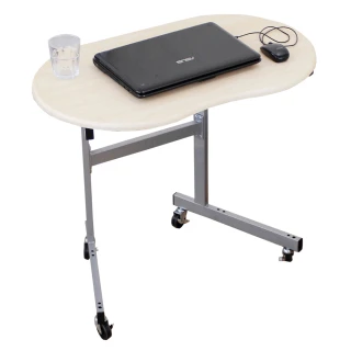 【美佳居】[耐重型]活動式床邊桌/活動式電腦桌-三色可選(附四個工業用輪子)