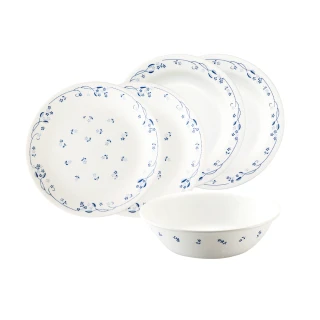 【CORELLE 康寧餐具】古典藍5件式餐盤組(502)