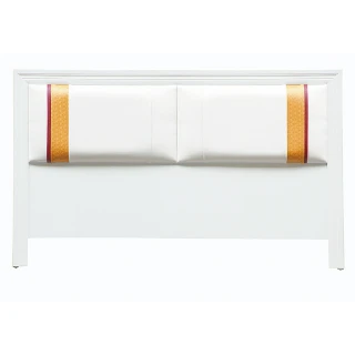 【AS雅司設計】諾爾5尺白色床頭片-154x2x93cm