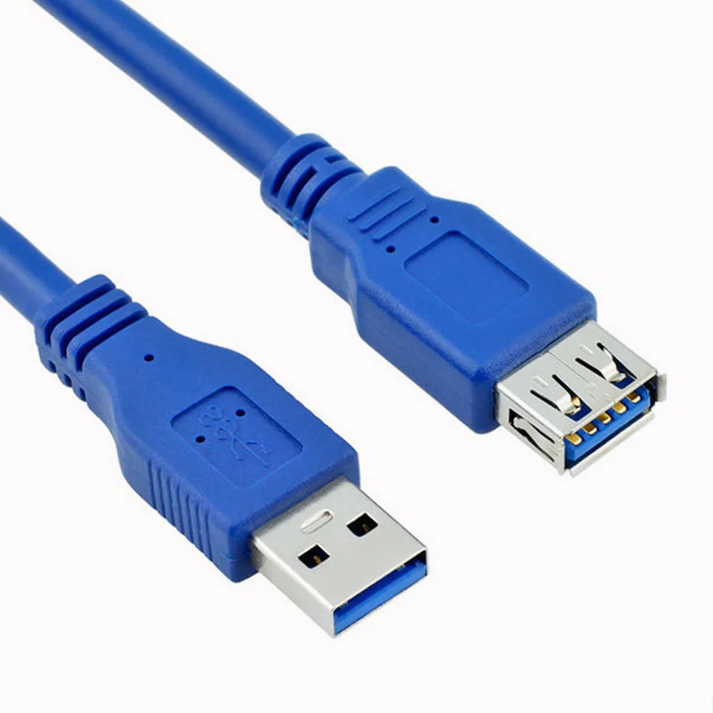 【MAX+】5M USB3.0公對母延長傳輸線(藍)