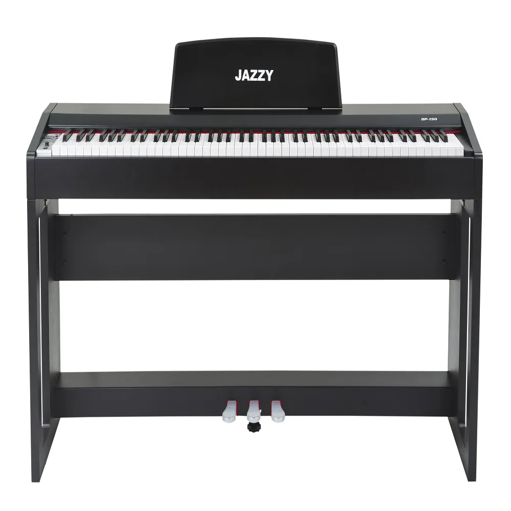 【JAZZY】DP-150 88鍵重鎚手感電鋼琴 模擬鋼琴音色重力(非電子琴手感、可MIDI、雙耳機系統)