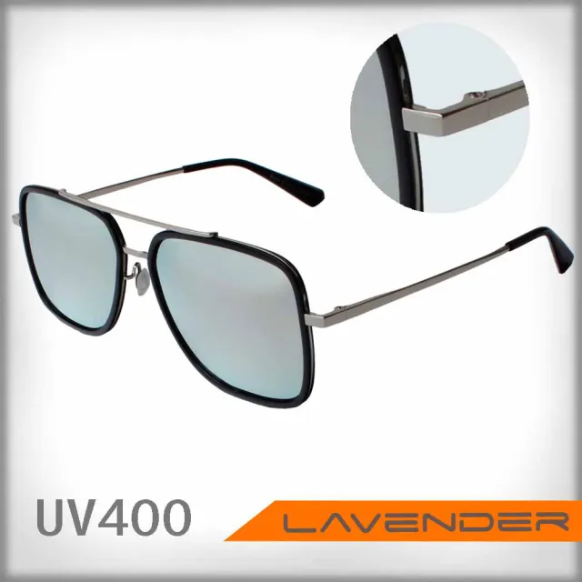 【Lavender】偏光太陽眼鏡 8060 C1(金水銀)