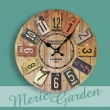 【Meric Garden】風格仿舊裝飾壁掛式時鐘/壁鐘/掛鐘(多款任選)