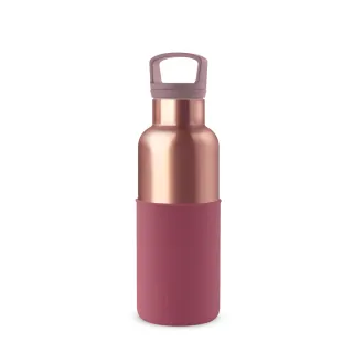 【HYDY】美國時尚保溫水壺 - 酒紅-蜜粉金瓶(小容量480ml)