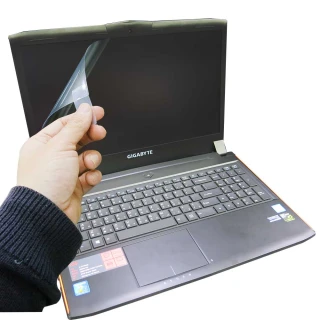 【Ezstick】技嘉 GIGABYTE P55W 靜電式筆電LCD液晶螢幕貼(可選鏡面或霧面)
