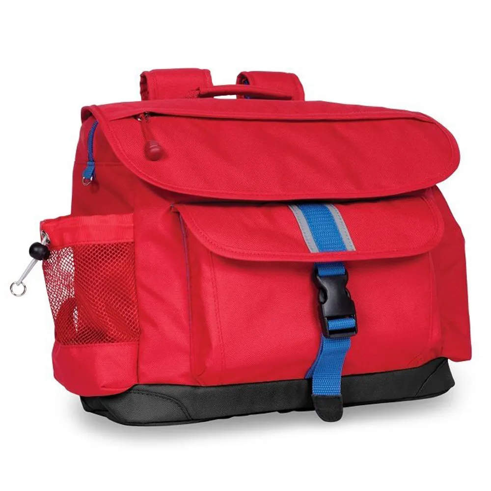 【美國Bixbee】經典系列活力紅中童輕量舒壓背書包