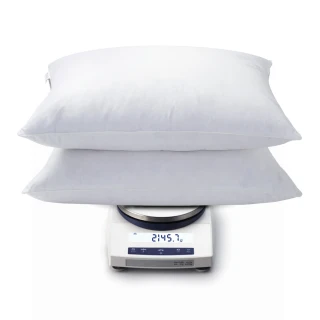 【寶麒麗泰睡眠系統】重磅2公斤高支撐好塑型 「不挑枕」 10/90羽絨枕(2入)
