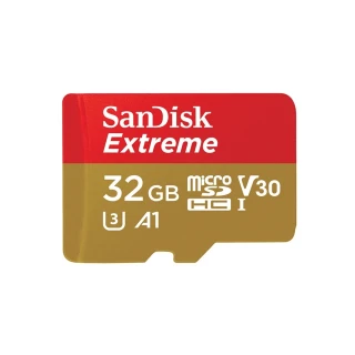 【SanDisk】Extreme microSDXC UHS-I 記憶卡 32GB(公司貨)