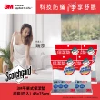 【3M】防潑水平單式保潔墊枕頭套(超值4入組)