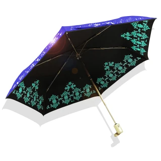 【RainSky】蕾洛克_超輕降溫-迷你自動傘(抗UV傘防曬傘摺疊傘雨傘)