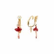 【Les Nereides】迷你芭蕾-紅色耳環