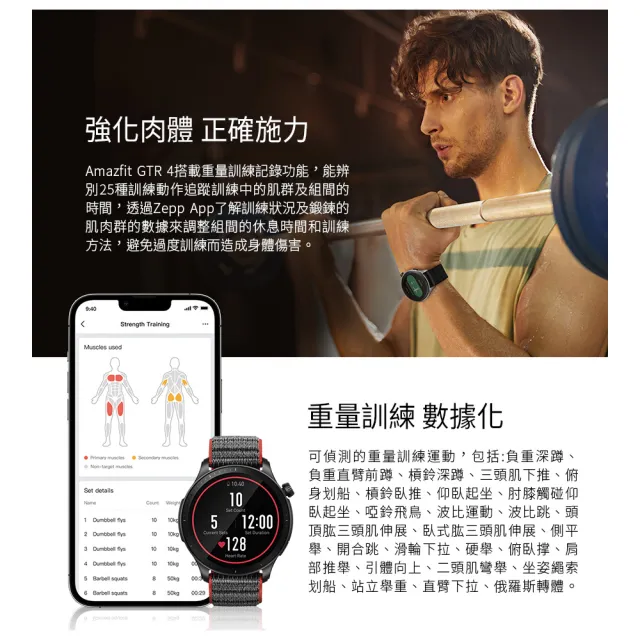 Amazfit 華米】GTR 4智慧手錶1.43吋- momo購物網- 好評推薦-2023年11月