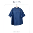 【betty’s 貝蒂思】舒適棉質牛仔套裝(深藍)