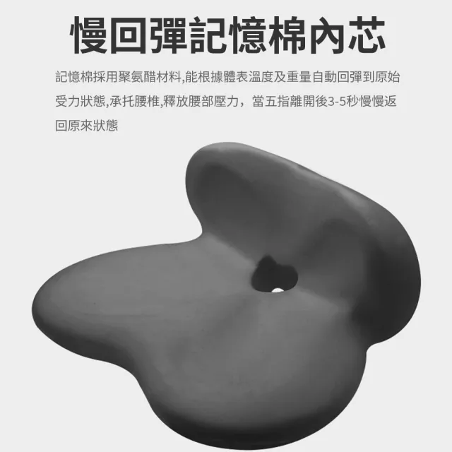 【Nil】記憶棉日式花瓣護腰坐墊(靠墊 護臀座墊 椅墊 屁股墊)