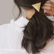 【UNICO】韓版 簡約百搭金屬系三角形髮圈(韓國流行/聖誕節/裝扮)
